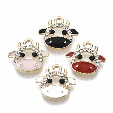 Eco-Friendly Zinc Alloy Charms X-FIND-N048-039-NR-1