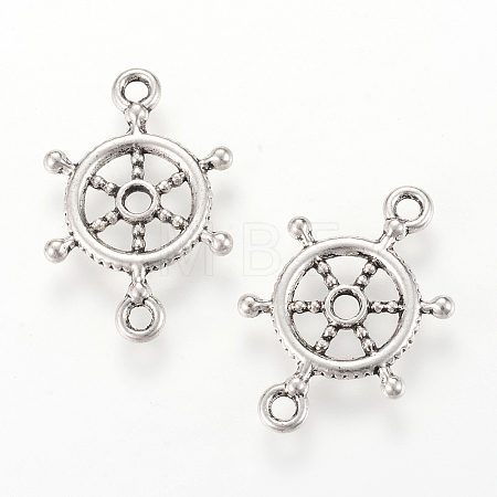 Tibetan Style Alloy Links connectors TIBE-Q066-13AS-RS-1