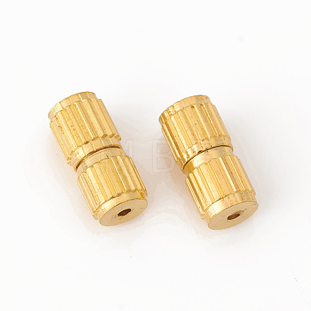 Brass Screw Clasps KS-TAC0003-04G-1