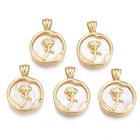 Brass Pendants KK-N233-163-1