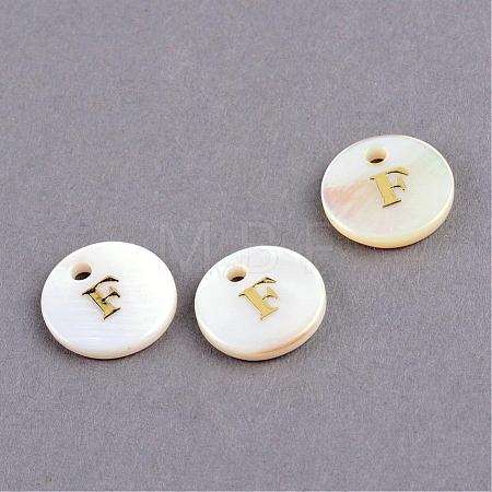 Freshwater Shell Pendants SSHEL-S249-F-1