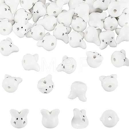 Handmade Porcelain Beads PORC-OC0001-08-1