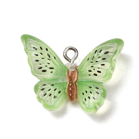 Transparent Resin Pendants RE-CBA5B90-03C-1