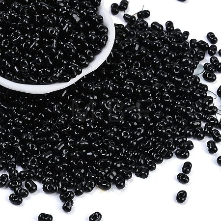 Baking Paint Glass Seed Beads SEED-K010-A02-1