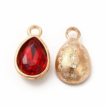 Faceted Glass Rhinestone Pendants GLAA-I051-A21-1