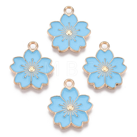 Alloy Enamel Pendants ENAM-S121-115C-1