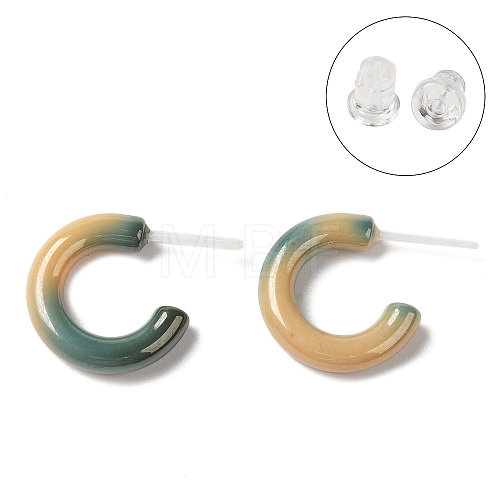 Hypoallergenic Bioceramics Zirconia Ceramic Stud Earrings EJEW-Z023-01K-02-1