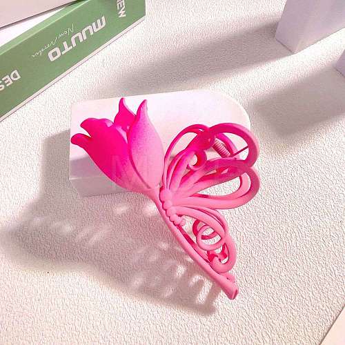 Plastic Claw Hair Clips PW-WGE955D-10-1