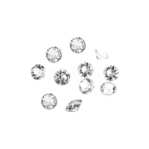 Glass Rhinestone Cabochons GLAA-TAC0005-5mm-04-1