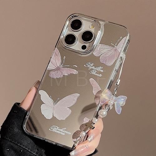 Ins mirror Butterfly Cartoon Shell TPU Plastic Mobile Phone Cover PW-WGD834D-01-1