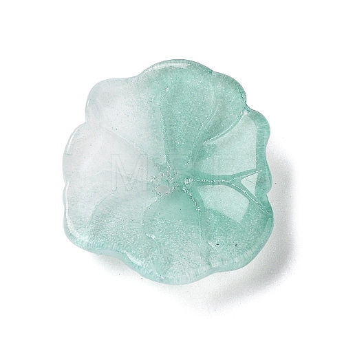 Transparent Glass Beads Caps GLAA-A011-08B-1