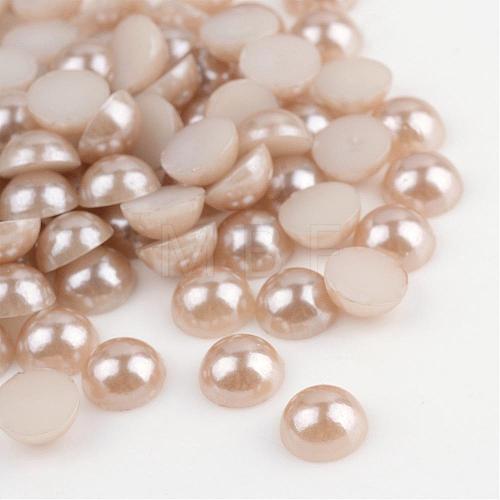 ABS Plastic Cabochons OACR-S012-10mm-Z49-1