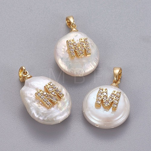 Natural Cultured Freshwater Pearl Pendants X-KK-L187-A-01M-1