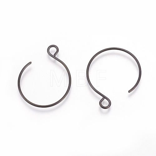 304 Stainless Steel Earring Hooks STAS-L216-02A-B-1