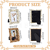 2Pcs 2 Styles Retro Resin Photo Frame Stand DJEW-WR0001-24-2