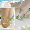 1 Starnd Handmade Gold Sand Lampwork Beads Strands LAMP-PA0001-76B-5