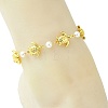 Ocean 304 Stainless Steel Sea Animals Link Chain Anklets for Women AJEW-AN00823-3