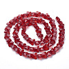 Transparent Glass Beads GLAA-Q066-14mm-B14-2