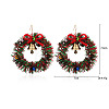 Christmas Alloy Dangle Earrings FS-WGC5D36-06-1