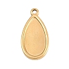 304 Stainless Steel Pendant Cabochon Settings STAS-D264-08E-G-1
