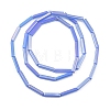 Electroplate Glass Beads Strands EGLA-Q128-11A-AB05-2