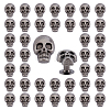 80Pcs Halloween Skull Zinc Alloy Collision Rivets TIBE-PH0002-54-1