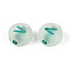 Luminous Frosted Acrylic Beads FACR-T008-02V-2