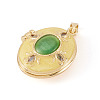 1Pc Brass Enamel Locket Pendants FIND-TA0010-71D-2
