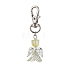 Angel Glass Pendant Decorations HJEW-JM01627-02-1