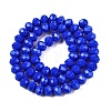 Opaque Solid Color Imitation Jade Glass Beads Strands EGLA-A044-P8mm-D32-3