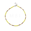 4Pcs 4 Color Glass Seed Beaded Necklaces Set for Women NJEW-TA00053-4