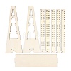 Wooden Layered Earring Organizer Display Stands EDIS-XCP0001-09-1