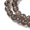Natural Ice Obsidian Beads Strands G-P590-A03-6mm-01-4