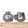 Spray Painted Wood Big Pendants WOOD-D028-01E-3