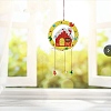 Christmas DIY Diamond Painting Pendant Decoration Kits DIAM-PW0010-24E-1