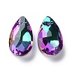 Faceted Teardrop Glass Pendants X1-GLAA-O008-A21-2