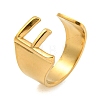 Vacuum Plating 201 Stainless Steel Cuff Rings RJEW-Z032-01G-F-1