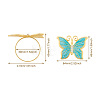 Butterfly Zinc Alloy Napkin Rings EL-TAC0001-10B-3