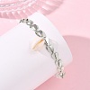 Shell & Seed Beads Bead Bracelets BJEW-JB14136-02-1