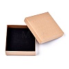 Square Kraft Paper Jewelry Boxes LS-CBOX-L008-002-2