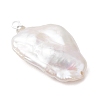 Natural Keshi Pearl Pendants PALLOY-JF04900-02-4