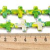 Baking Paint Synthetic Turquoise Beads Strands G-H060-01C-5