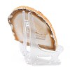 Printed Natural Agate Slice Stone Ornament DJEW-M011-02A-4