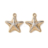 Two-Tone 304 Stainless Steel Pendants STAS-A141-01GP-1