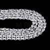 5 Strands Transparent Teardrop Glass Beads Strands GLAA-TA0004-21A-3