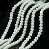 Electroplate Opaque Glass Beads Strands EGLA-A034-P4mm-T16-1