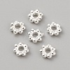 925 Sterling Silver Spacer Beads STER-WH0016-13B-1