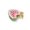 Brass Enamel Pendants KK-H523-01D-G-2