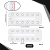 PU Leather Lace-in Boot Zipper Inserts DIY-WH0750-404A-2