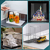Acrylic Minifigure Display Cases with Black Base ODIS-WH0030-314A-5